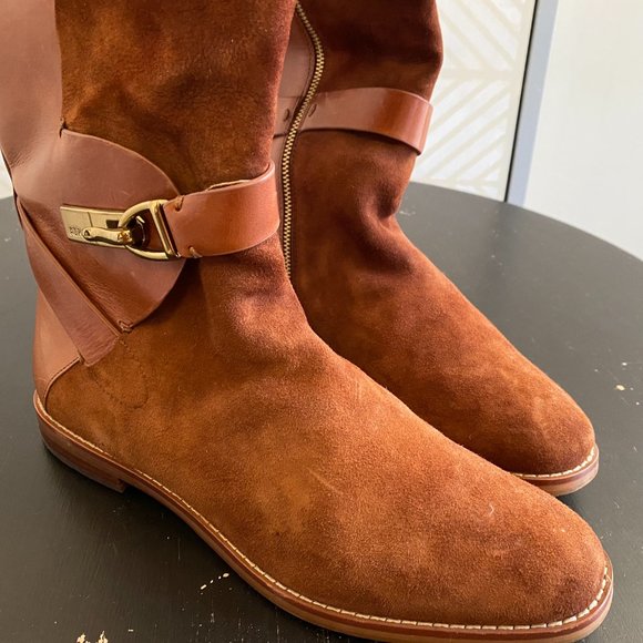 Aerin Size 10 M Matilda Boots in Cognac/Caramel - Picture 10 of 16